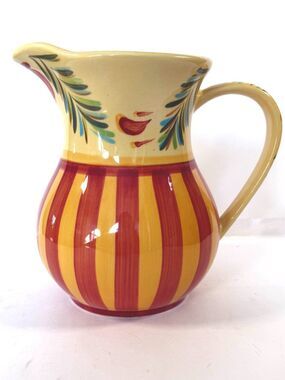 Southern Living at Home Gail Pittman Hand Painted Pitcher - Siena